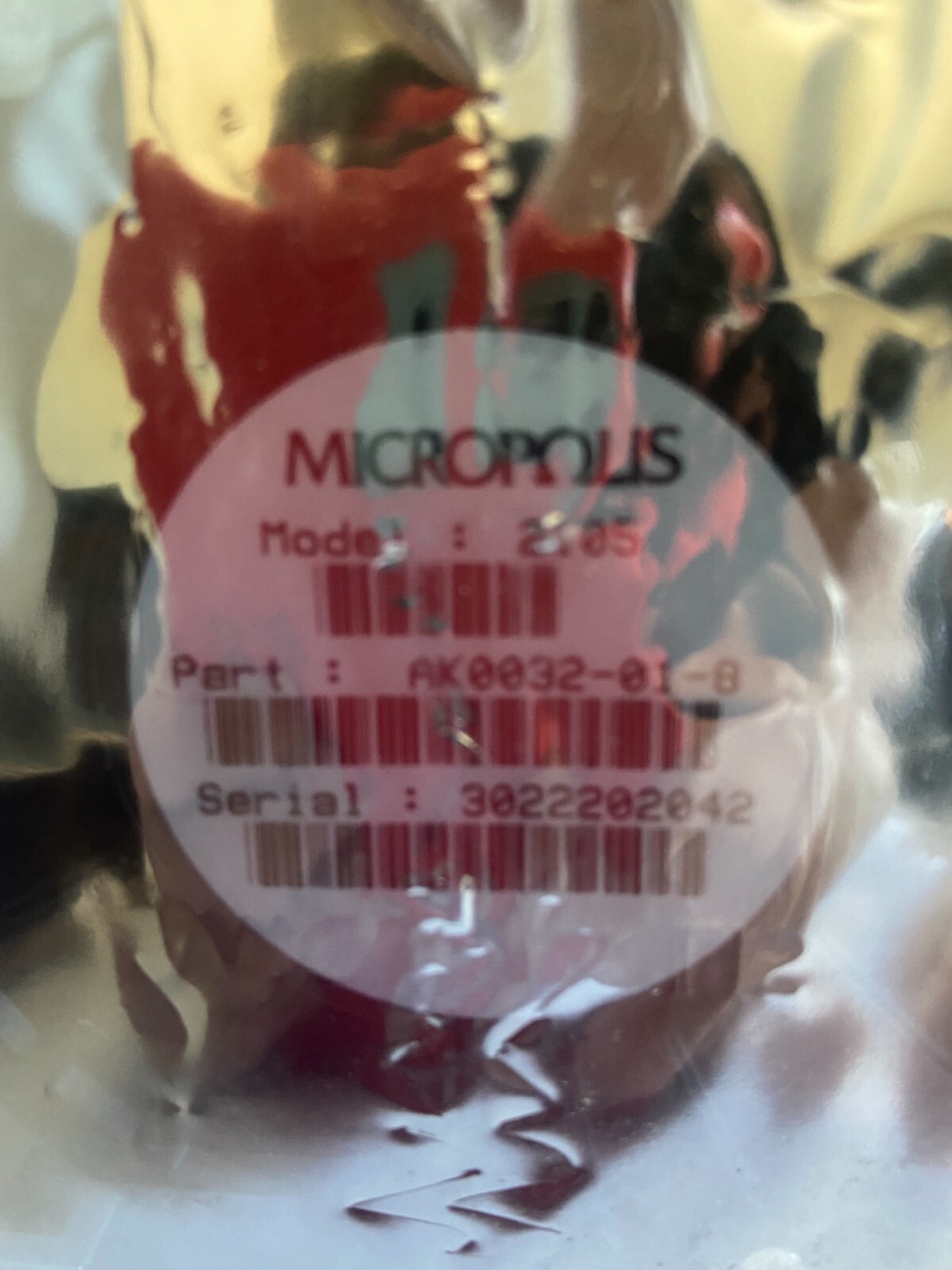 Micropolis Model 2105, Part 1: AK0032-01-8, Serial: 3022202042, NEW Vintage