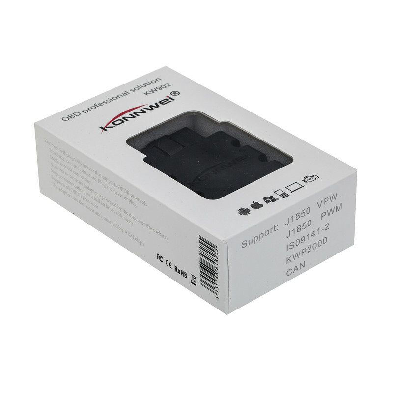 Bluetooth 4.0 ELM327 OBD2 Car Code Auto Reader Scaner For IOS iPhone Android USA