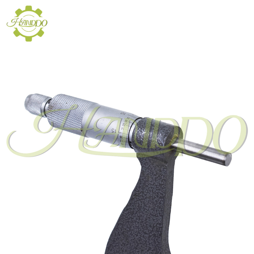 Outside Micrometer 4-5"/0.0001" Carbide Tipped Precision Micrometer