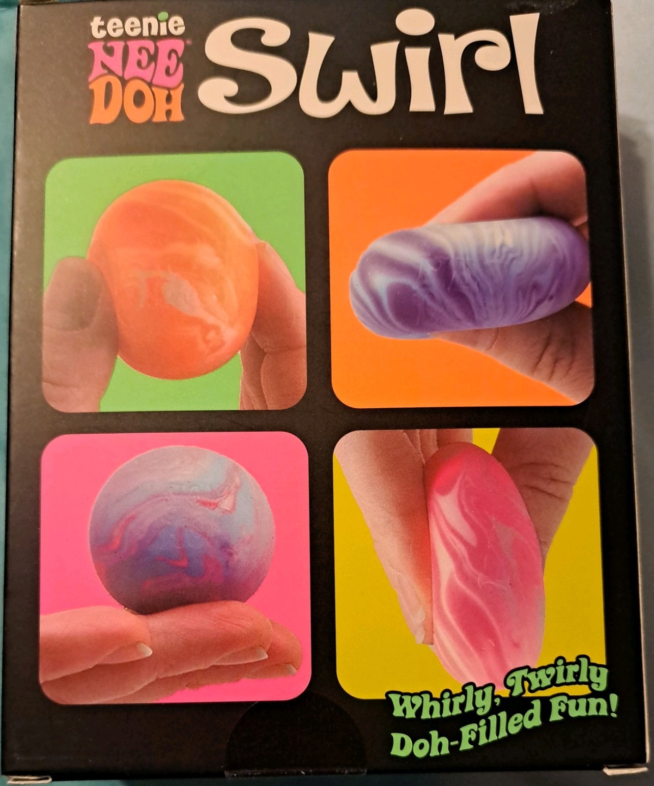 🔥Nee Doh Color Change Changing Ball Stress Fidget Squeeze Toy/Swirl( lot of 7)