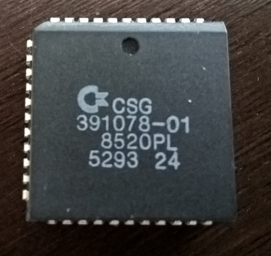 Amiga 8520 CIA PLCC, BRAND NEW, 8520PL 391078-01 PLCC Commodore MOS CBM CSG