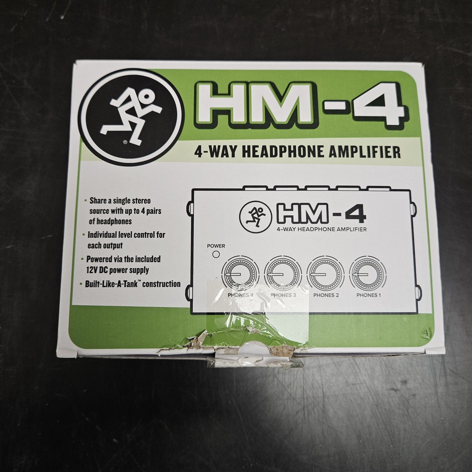 Mackie HM-4 4-Way Headphone Amplifier - Used