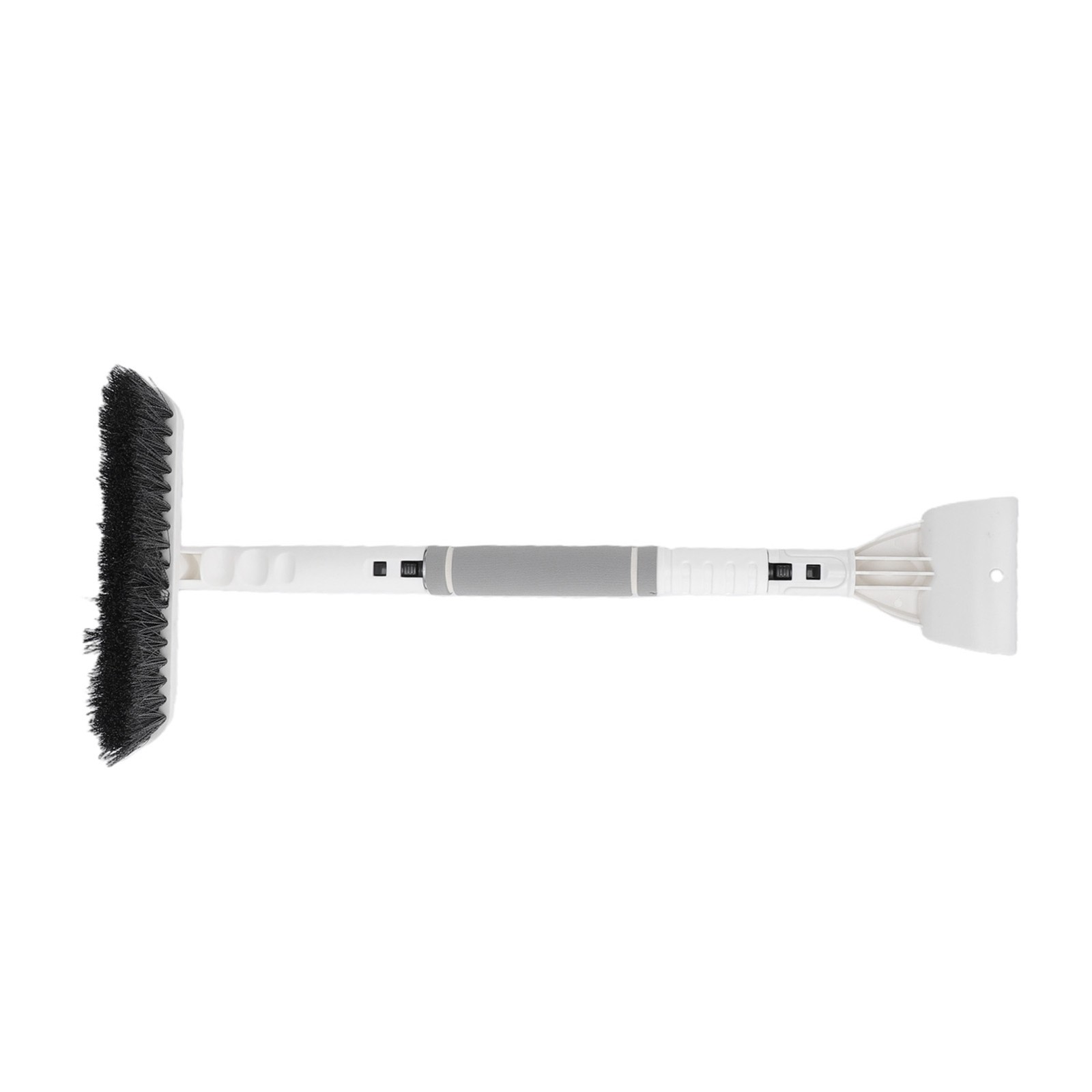 Snow Scraper W/ Adjustable Telescopic Rod For Car Roof Snow Removal Alloy