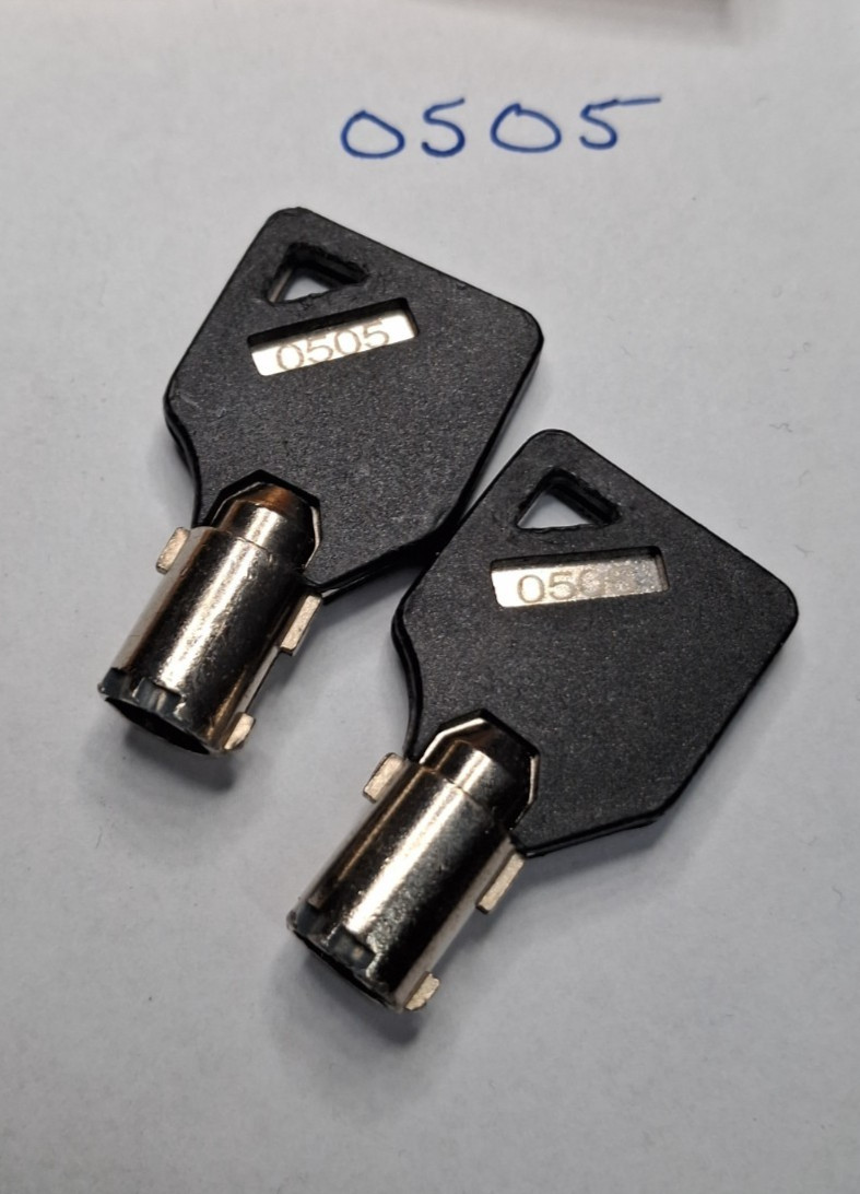 TOOLBOX KEY REPLACEMENT 0505 KEY TUBULAR ROUND