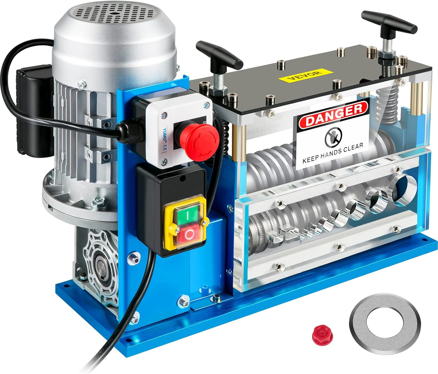 Electric Wire Stripping Machine, 370W 0.06" - 1.5" Automatic Motorized Cable Str