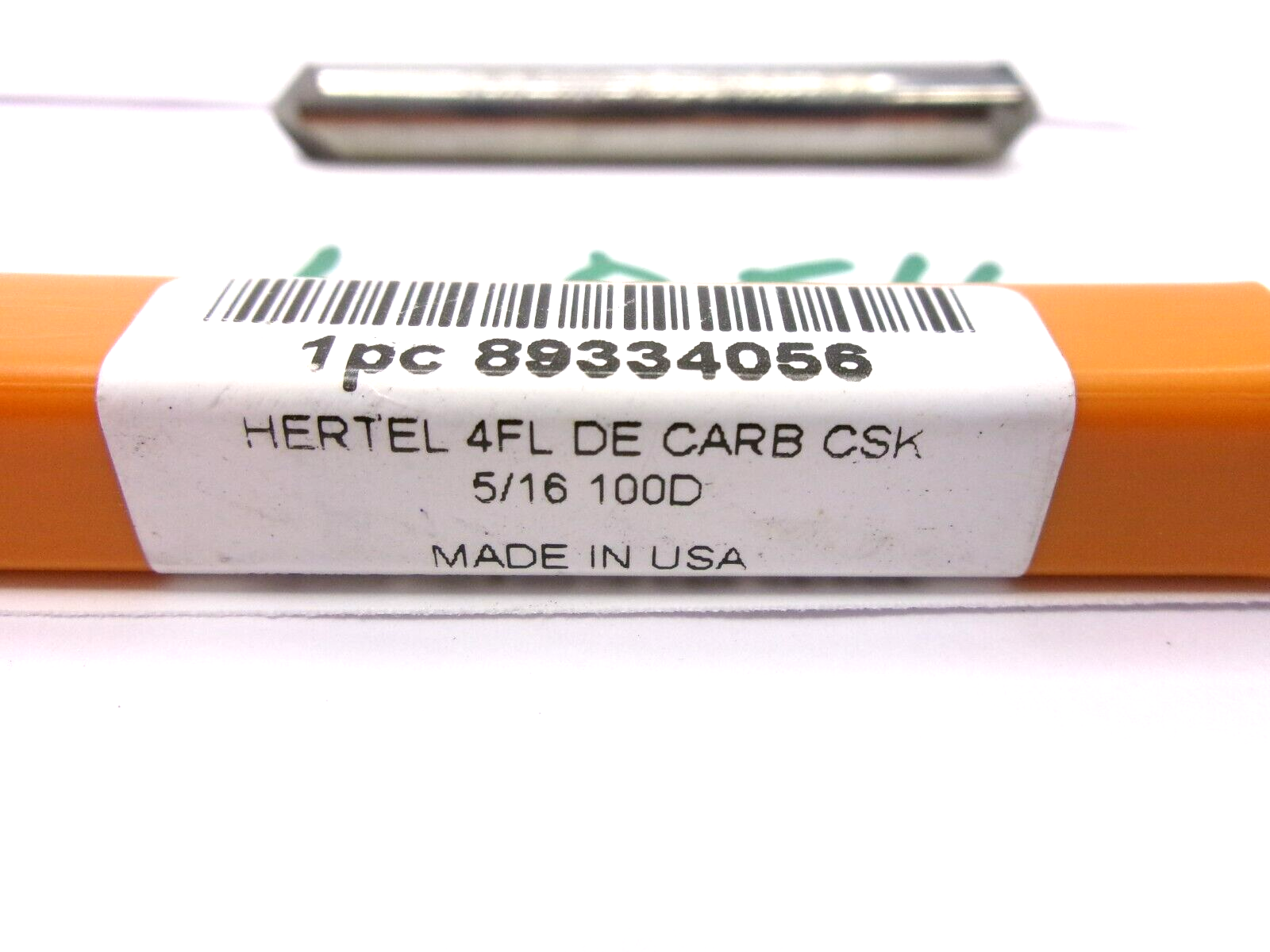 Hertel 5/16" 2-1/8 OAL 4 Flute 100° Solid Carbide Countersink