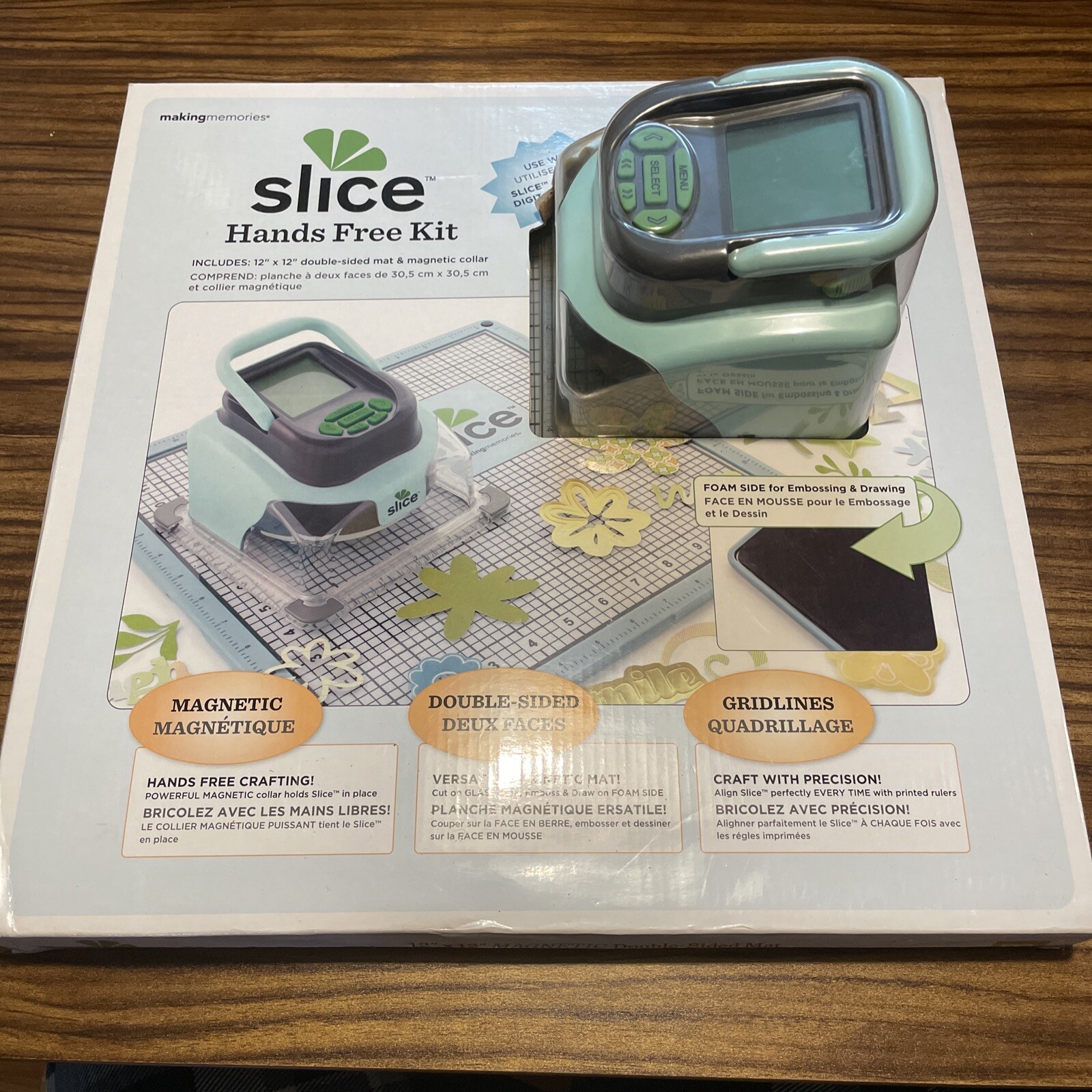 Slice Hands Free Kit Making Memories 12 x 12 Double Sided Mat With Slice Cutter