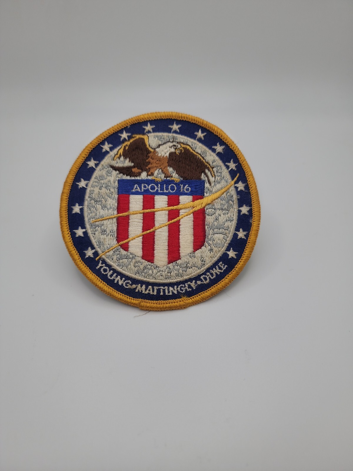 Apollo 16 Mission Commemorative - 5" Tim Gagnon ORIGINAL AB Emblem NASA PATCH
