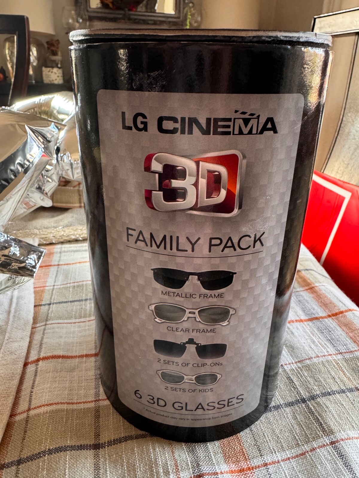 LG Cinema 3D Family Pack (3D Glasses) 6 pairs included!!