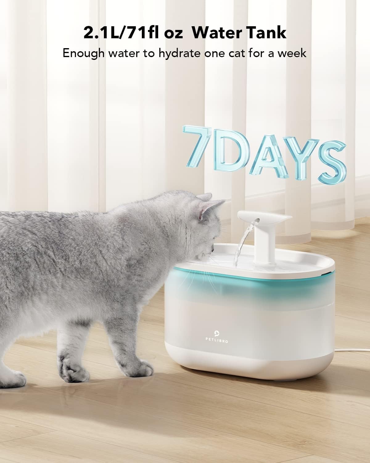 PETLIBRO Replacement Pump for Cat Water Capsule Fountain, White