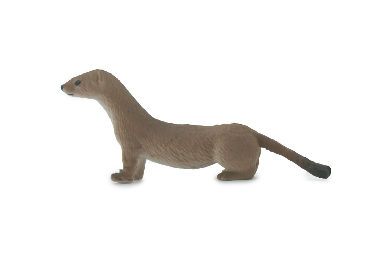 Fisher, Weasel Toy Animal, Realistic, Figure, Model, Toy, Gift, 3" CH534 BB159