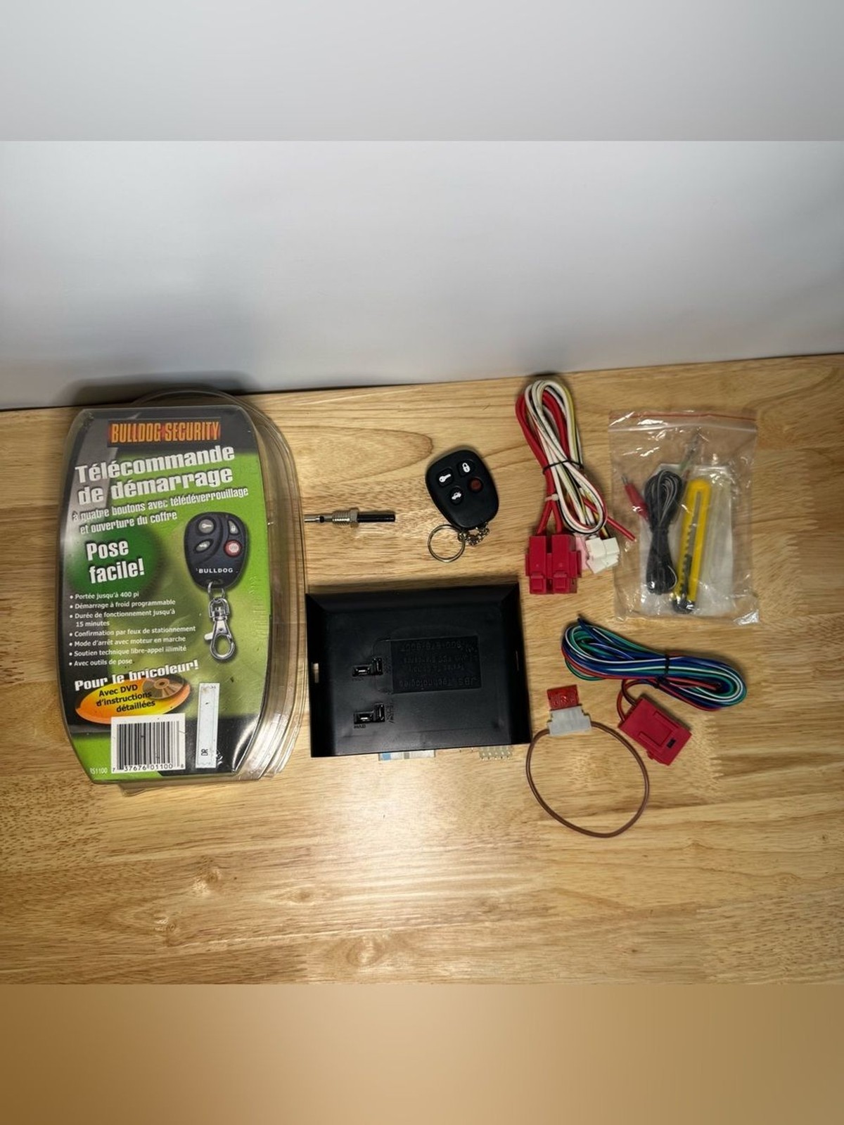 Bulldog Security Remote Car Starter Kit Open Box Untested Parts Only Auto Parts