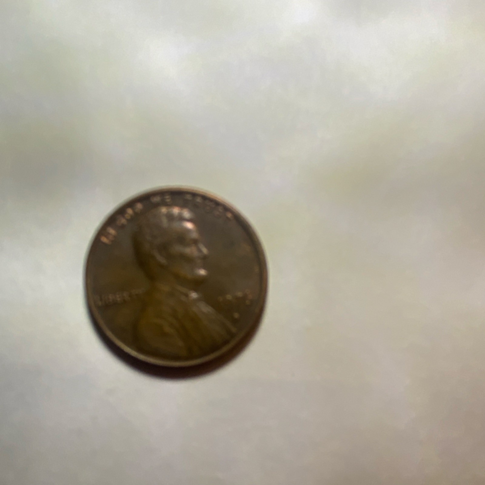 1976-D Rainbow Toning Error Circulated Coin