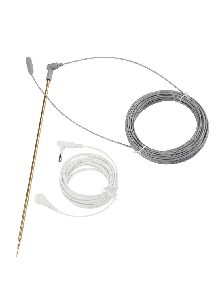 Grounding Rod 30cm Long with Ground Wire for Enhanced Electrical Safety