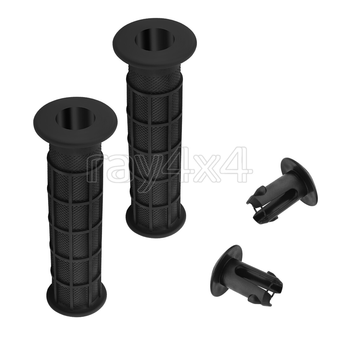 Handlebar Grips w/HandleBar End Guards For Honda Rincon 680 TRX680FA 2008-2023