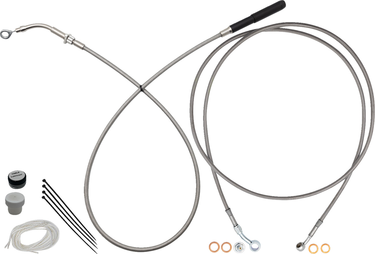 FAT BAGGERS INC. EZ Install Kit - 14" Handlebars - Upper Clutch - Full Length -