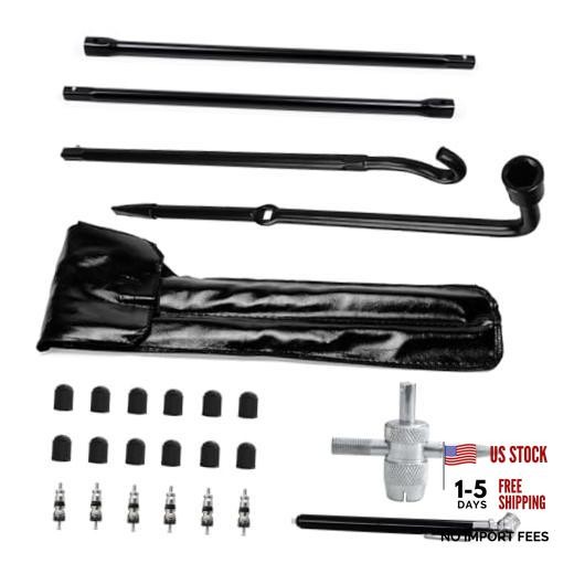 Spare Tire Removal Tool Kit Tire Lug Wrench Handle Fit For Ford F150 MarkLT |