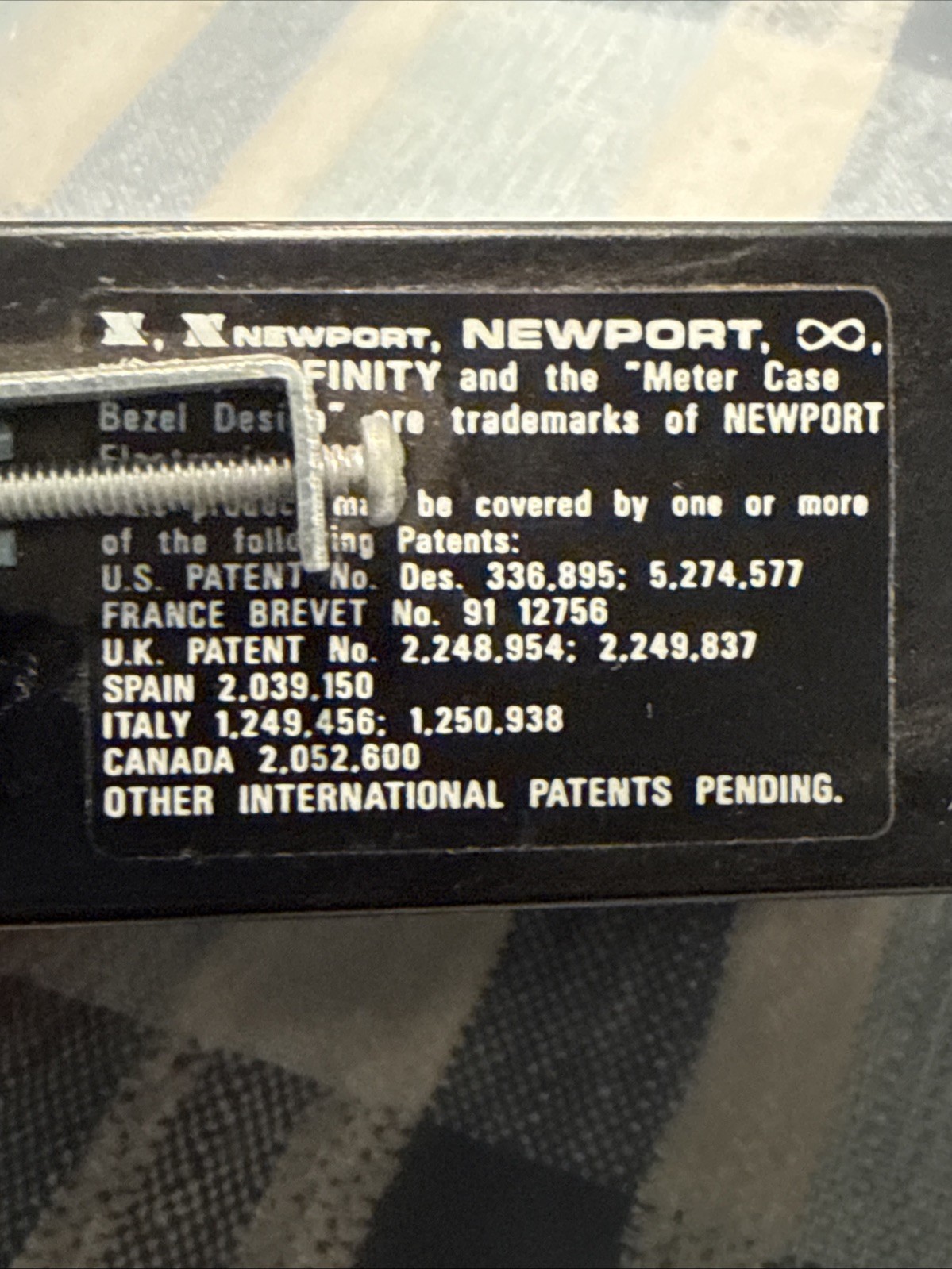 Newport Electronics INFCS-001A/E Gauge Strain Panel Meter 115VAC