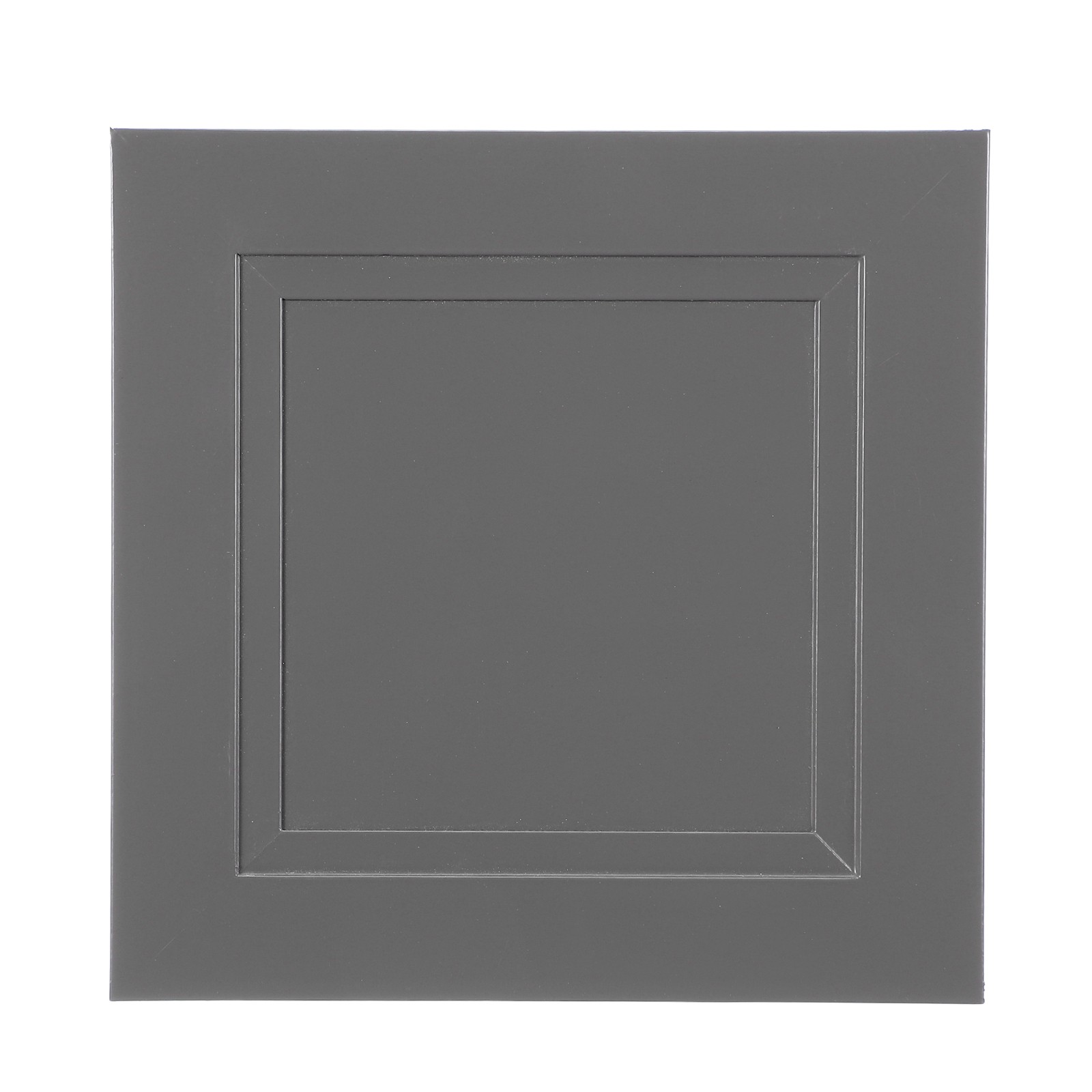 Access Panel (4" x 4") Plumbing Access Door Clip-on Installation, Gray