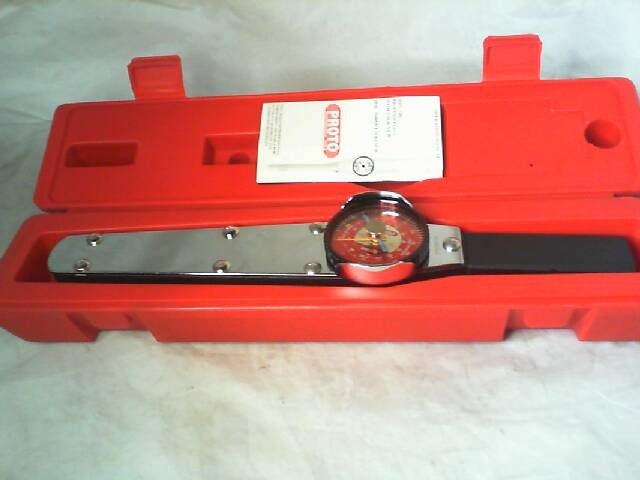 PROTO J6113AB 3/8" Drive x 50 lb-ft Dial Torque Wrench-New In Box