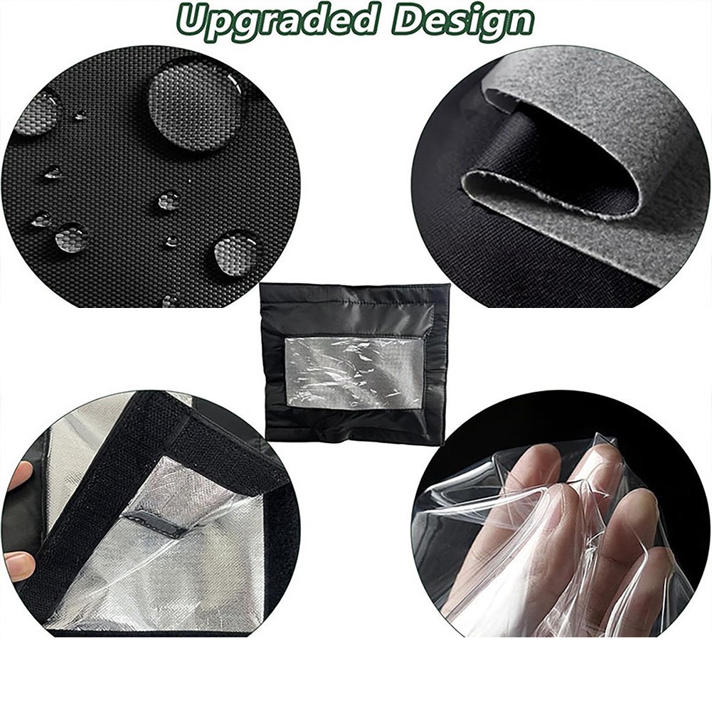Outdoor Hose Timer Protector Cover with Transparent Window for Easy View