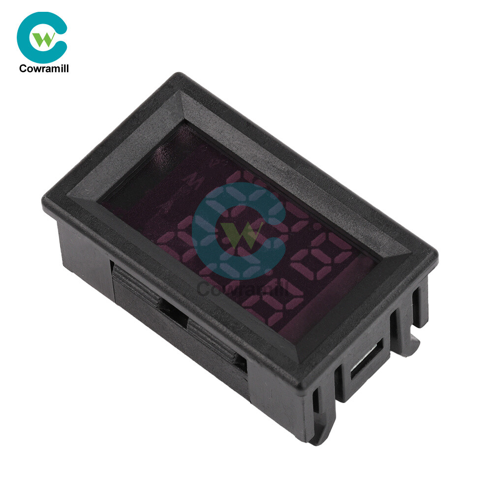 Dual Digital AC Voltage Current Power Meter Voltmeter Ammeter Red Blue 10A/30A