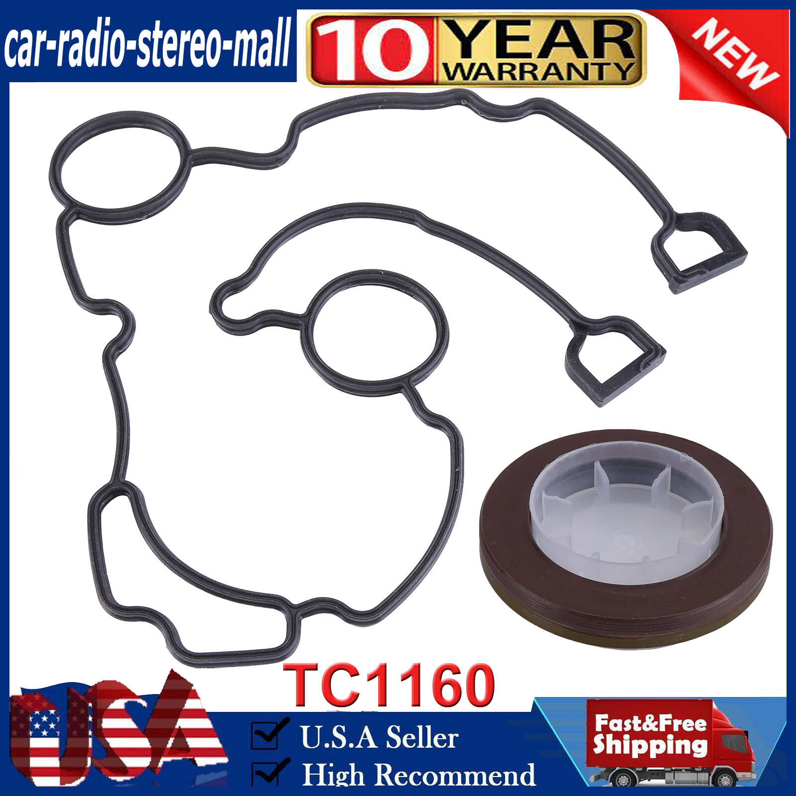 TIMING COVER GASKET SET FIT 2003-19 DODGE RAM CHRYSLER JEEP 5.7 6.1 6.2 6.4 HEMI