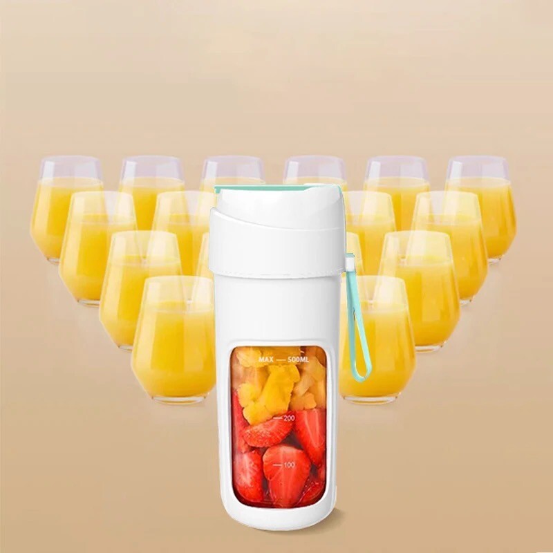 Portable Blender Cordless juicer Mini Blender Rechargeable Fresh USB 500 Ml