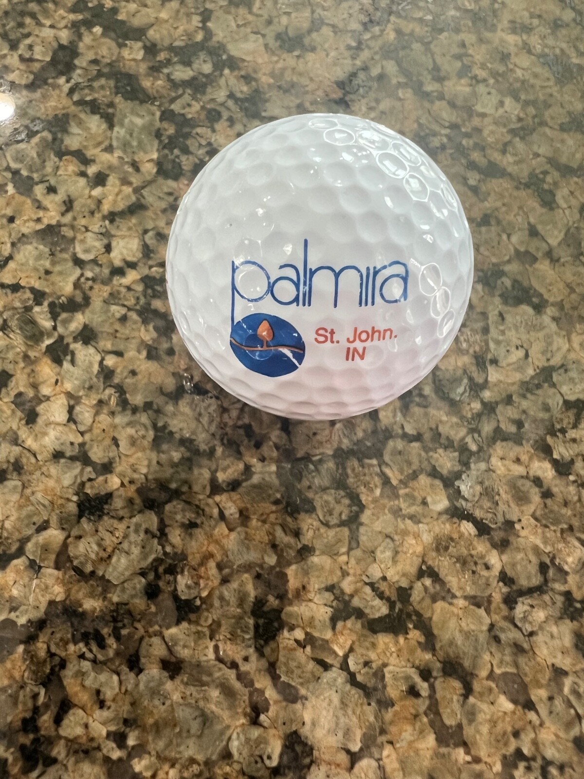 LOGO GOLF BALL-ORIGINAL PALMIRA GOLF & COUNTRY CLUB-IN-OLDER LOGO‼️
