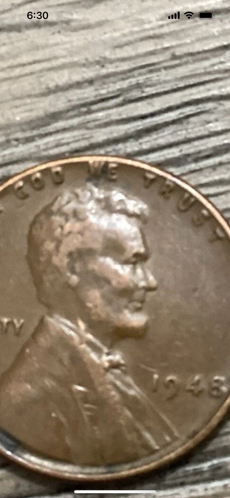 1948 LINCOLN WHEAT CENT WITH ERRORS
