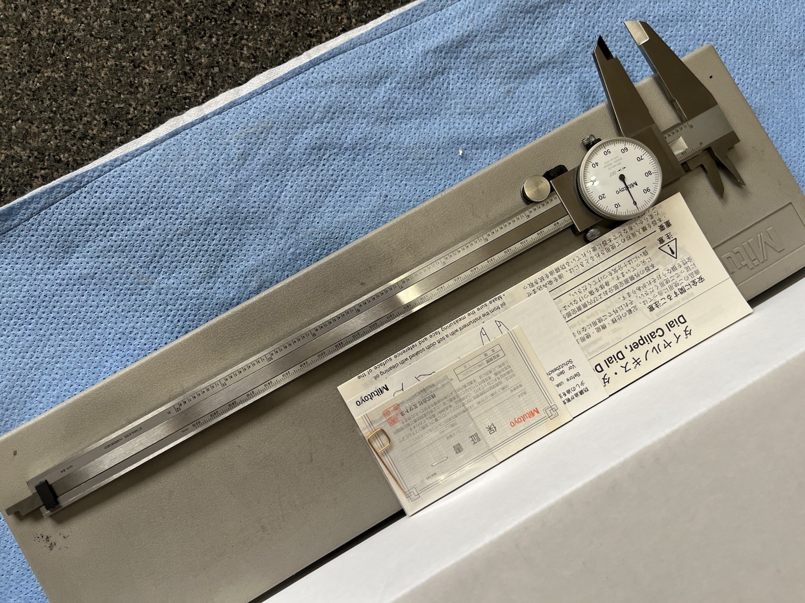 12” Dial Caliper, Depth Gage