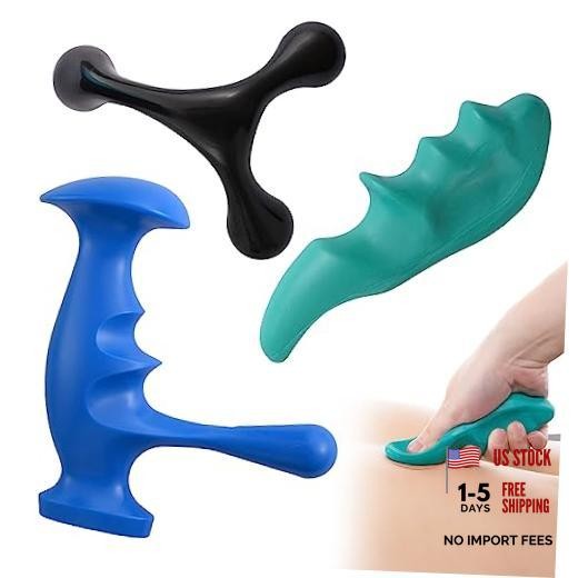 Manual Trigger Point Massage Tool and Thumb Saver for Full Body Deep Tissue