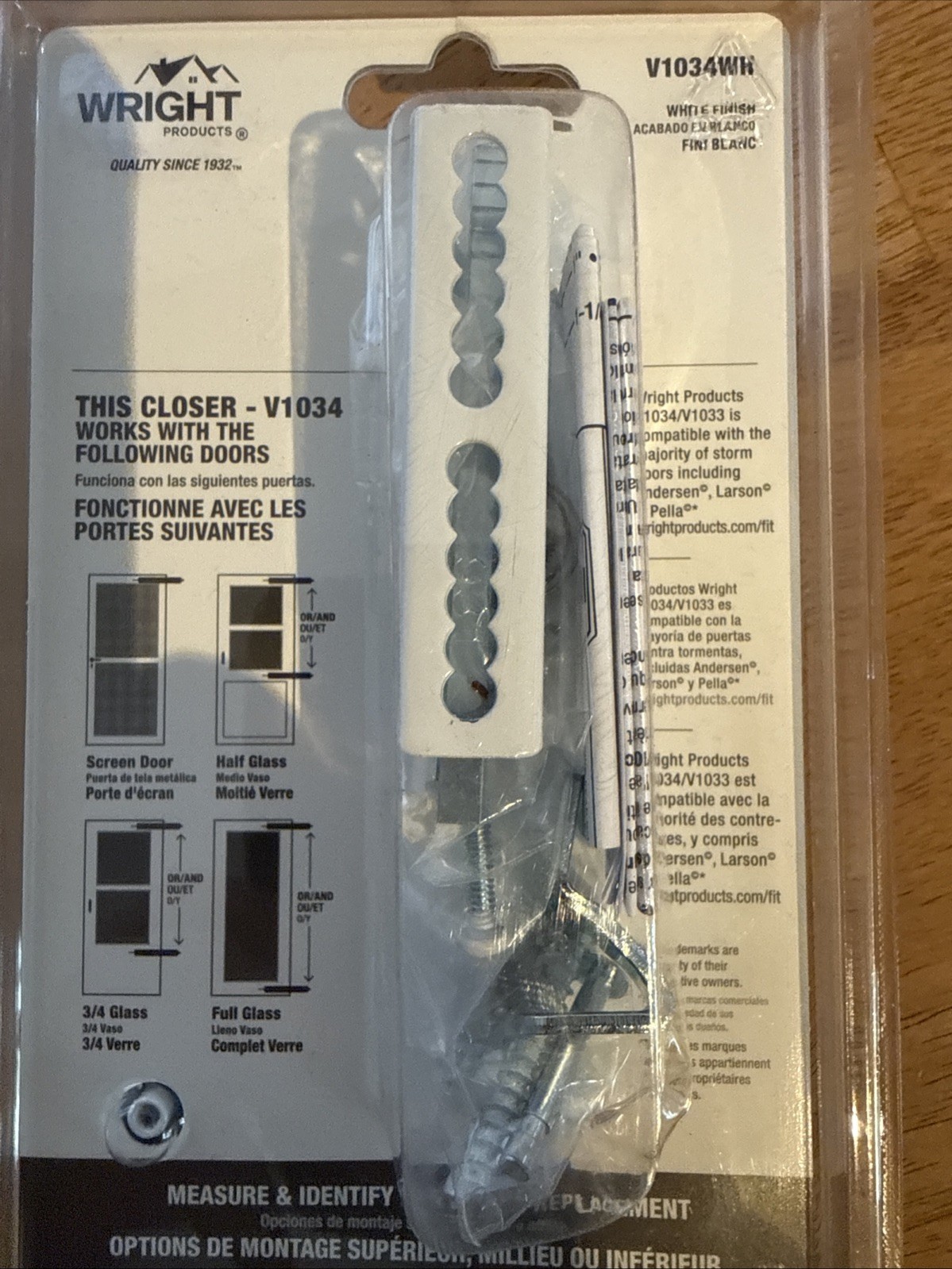 Door Closer And Latch Combo Kit , Wright , New