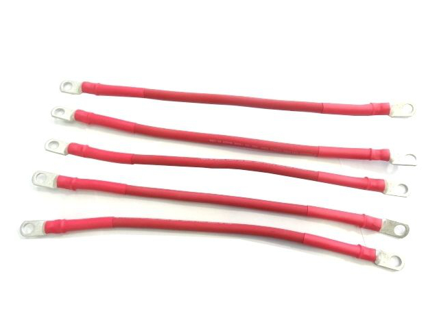 # 6 Awg HD Golf Cart Battery Cable 5 pc Red E-Z-GO HD 1994 & Up Set U.S.A MADE