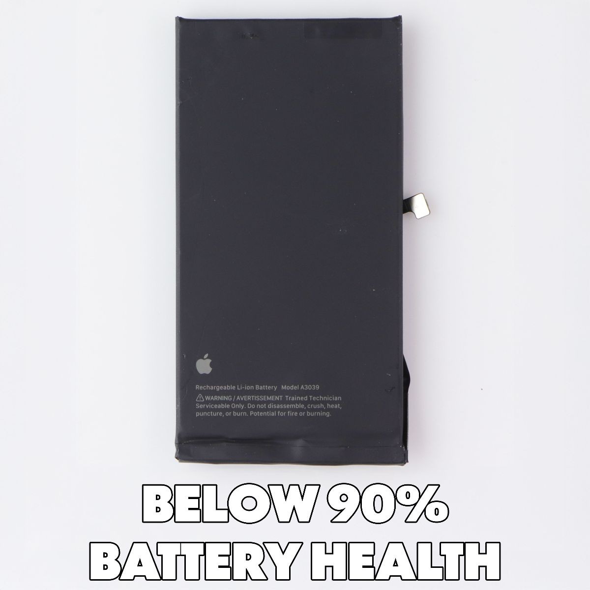Repair Part - OEM Pull Battery A3039 (Below 90% Health) for Apple iPhone 15 Plus