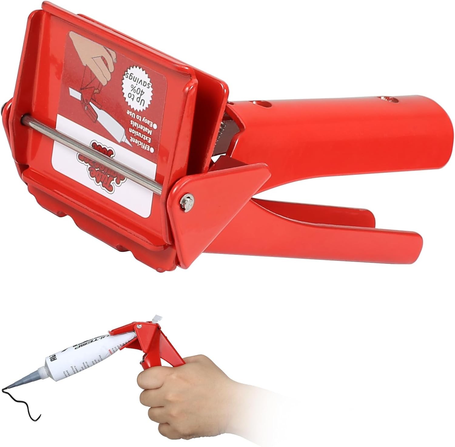 Tube Extrusion Tool Silicone Dispenser RTV Squeezer Tube Grip Industrial