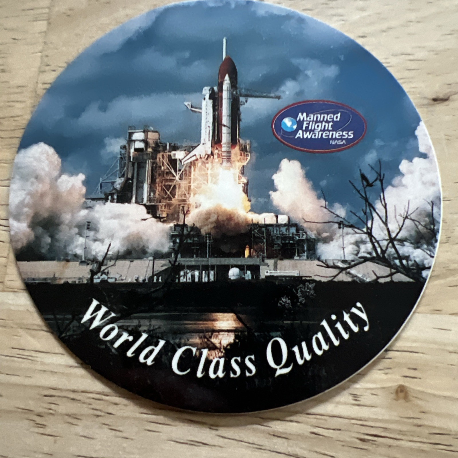 Vintage NASA Space Shuttle Sticker - World Class Quality
