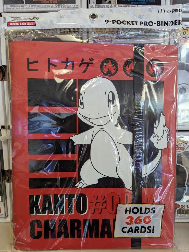 Ultra Pro Pokemon 9 Pocket Pro Binder Kanto #0004 Charmander