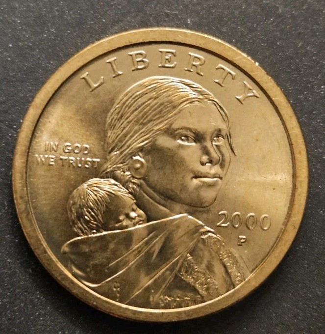 BU 2000 P Sacagawea Dollar
