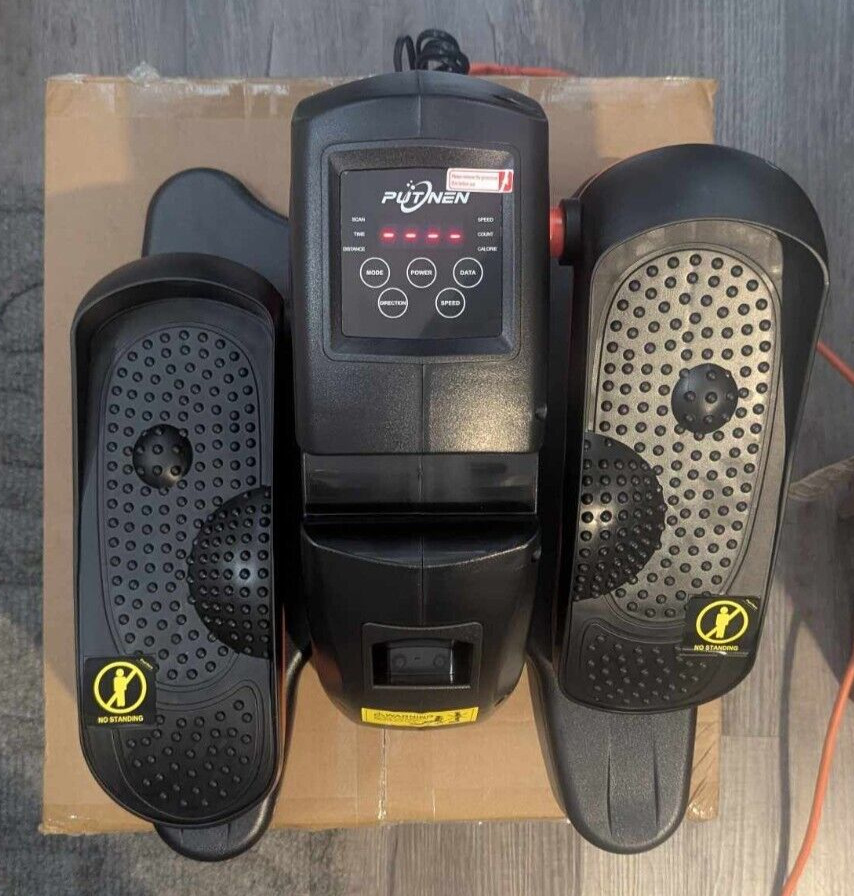 Putnen Under Desk Elliptical Leg Seated Pedal Exerciser with Remote Control