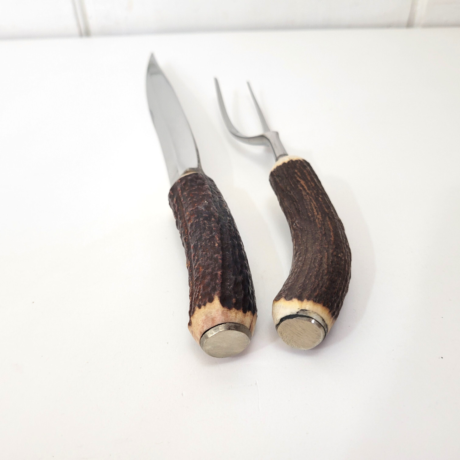Stag Horn Carving Set