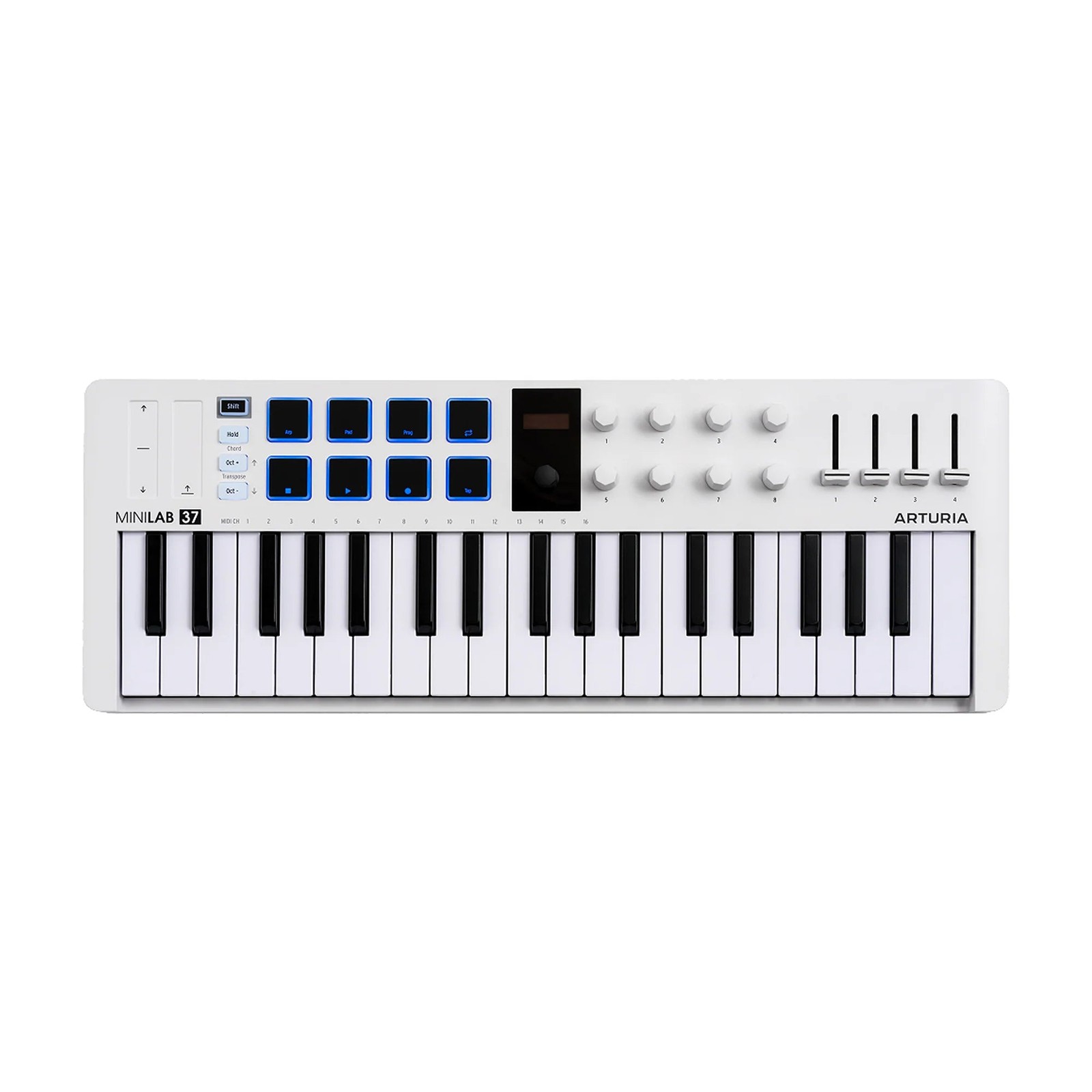 Arturia MiniLab 37 mk3 MIDI Keyboard Controller White