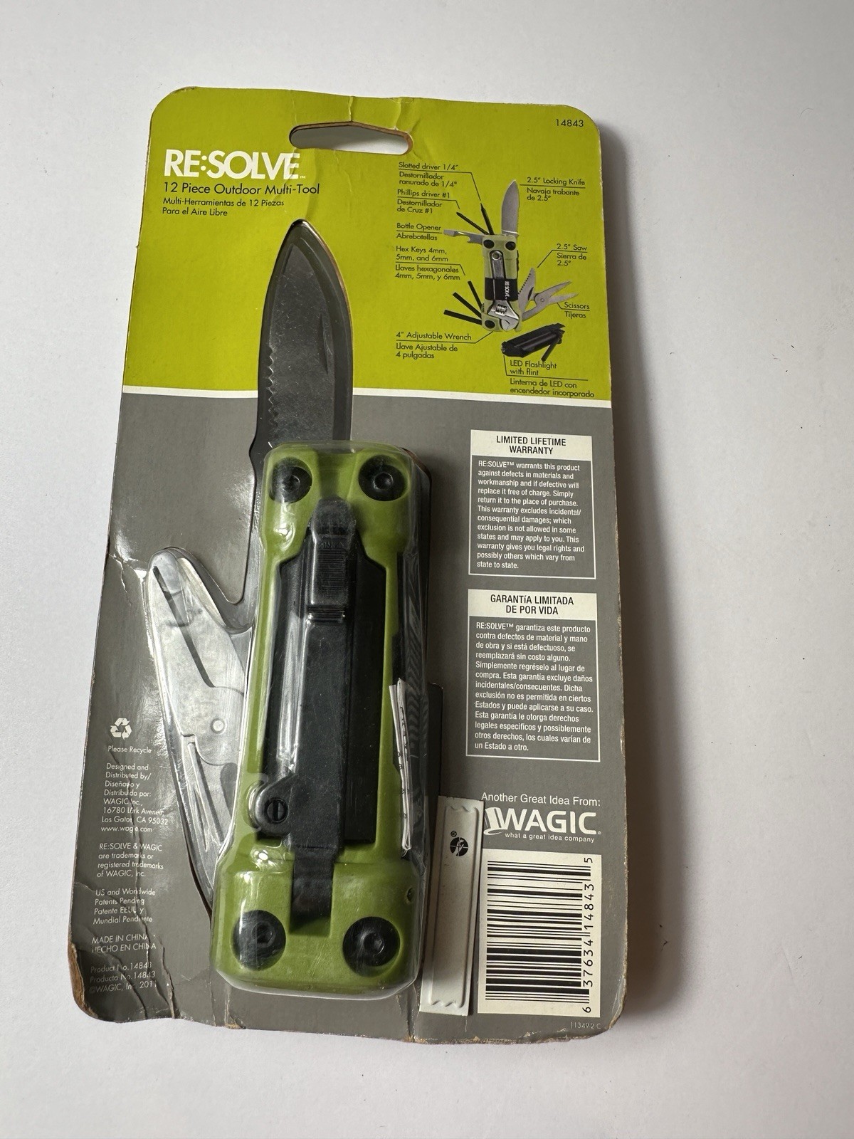 Resolve 12pc Multi Tool , New