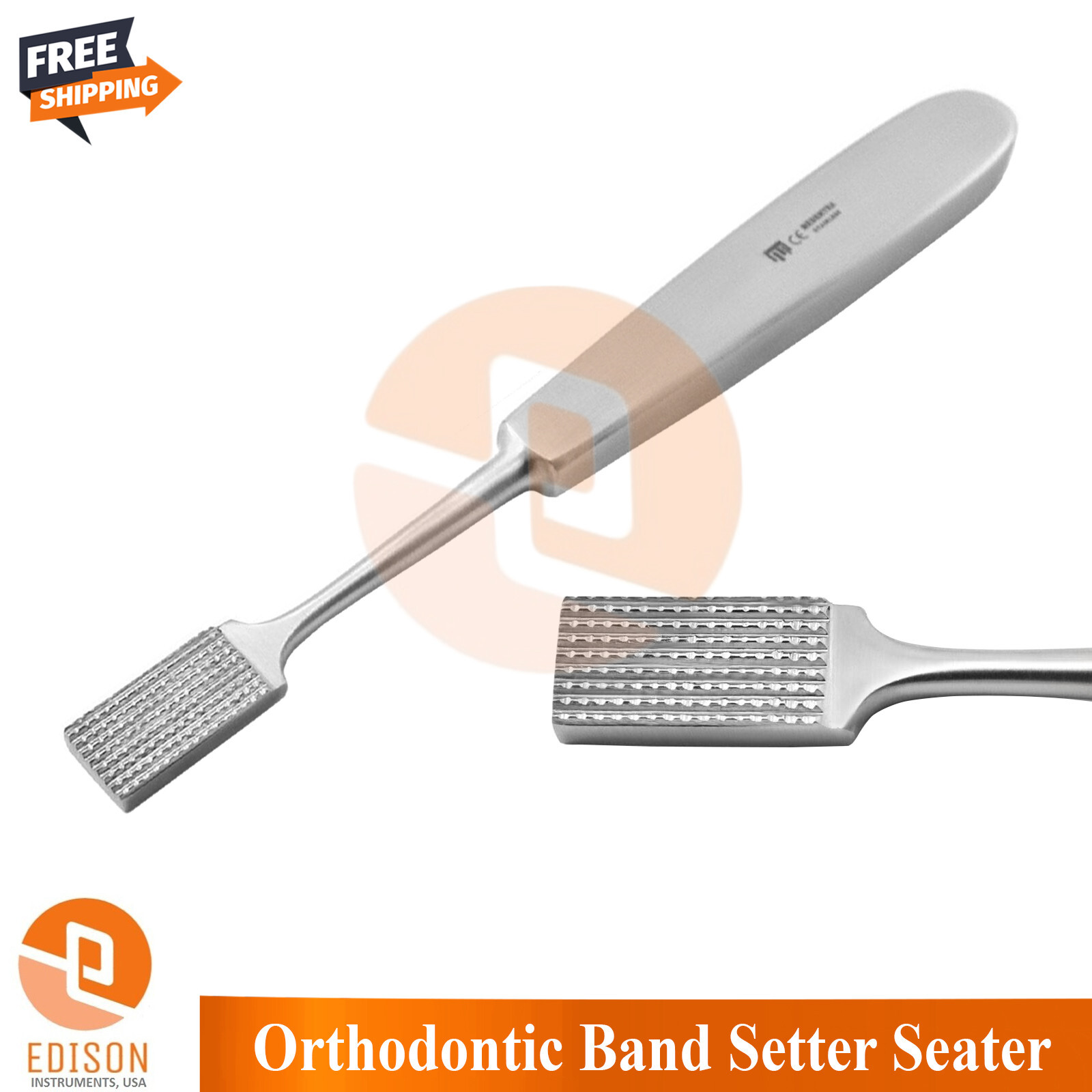 Orthodontic Band Setter Seater Tin Insert Surgical Band Pusher Band Placing Tool