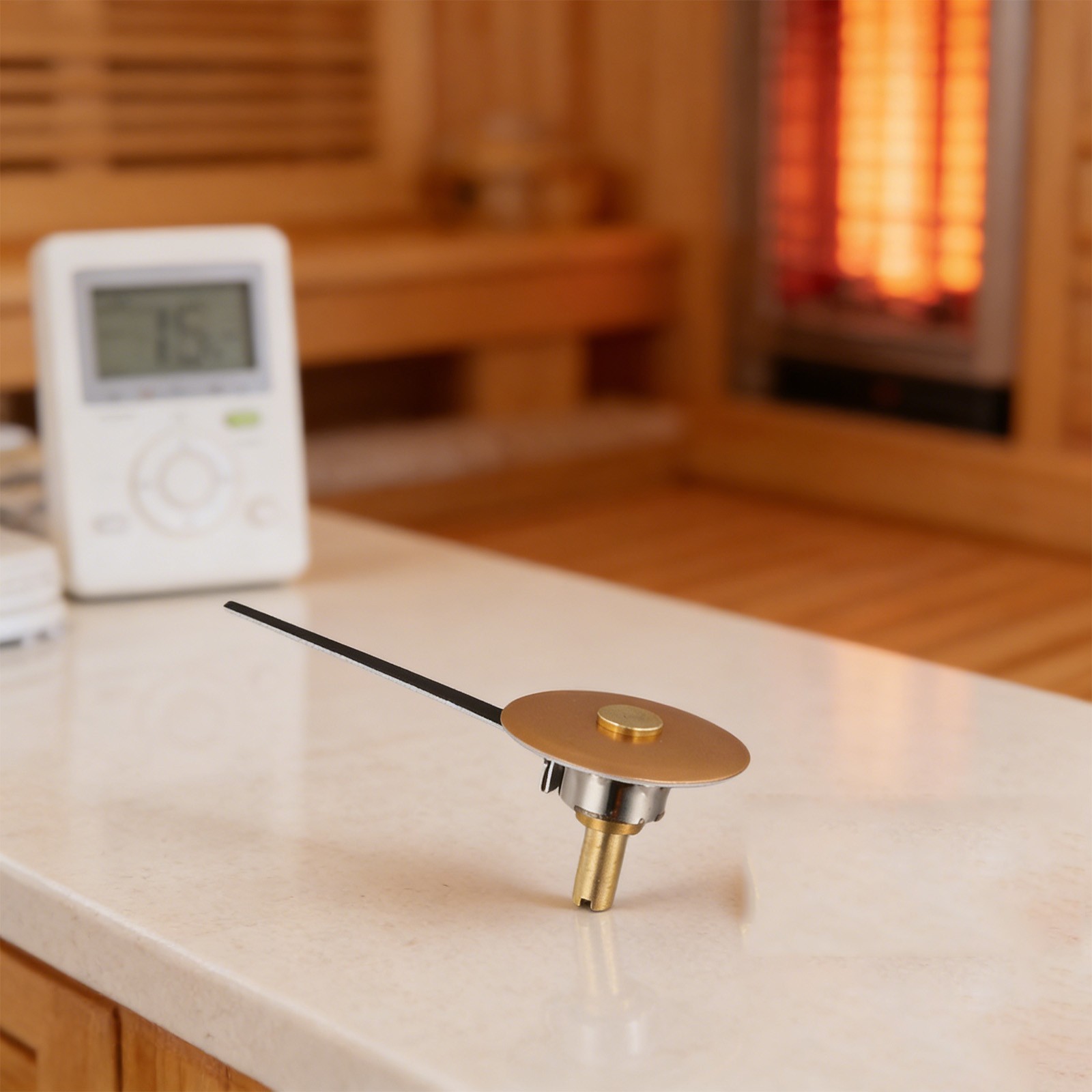 Thermometer Hygrometer Replacement For Sauna Room Copper Aluminum Alloy New