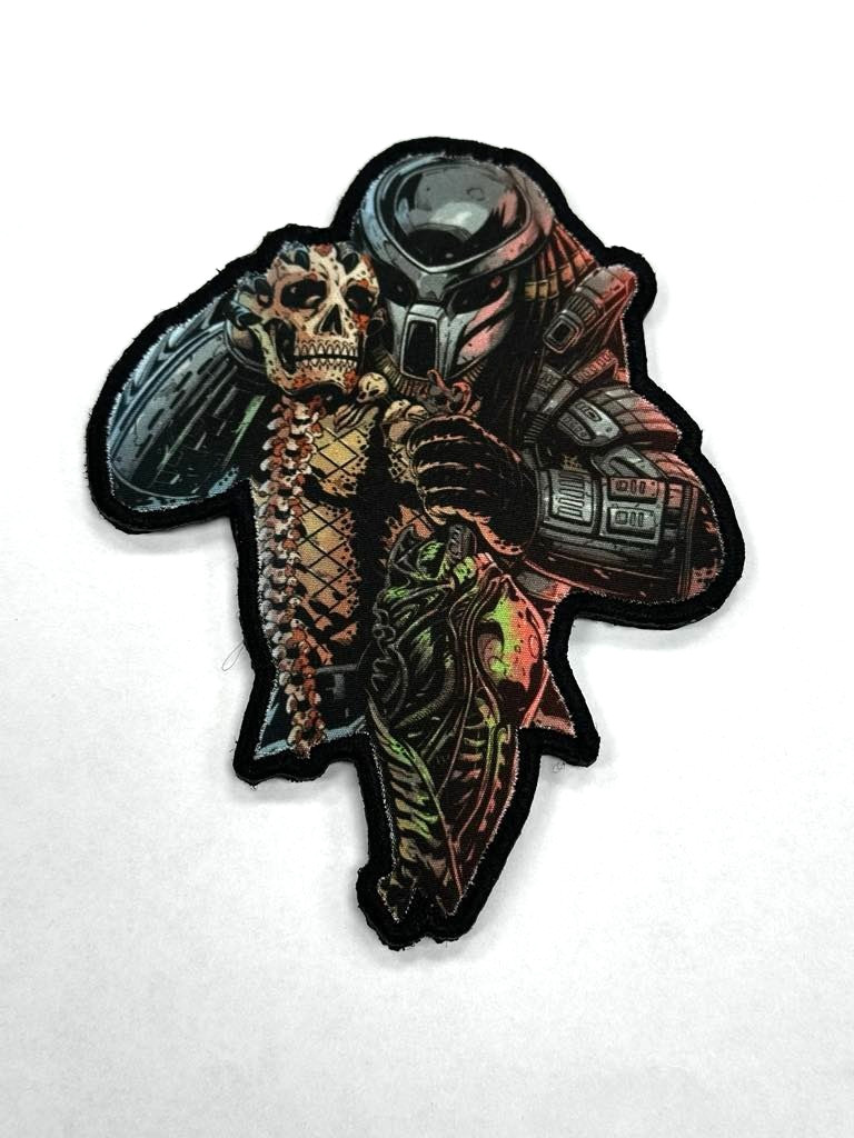 Kali Dezign "Hunter" Predator Sublimated Morale Patch, RARE, Hook/Loop, NEW
