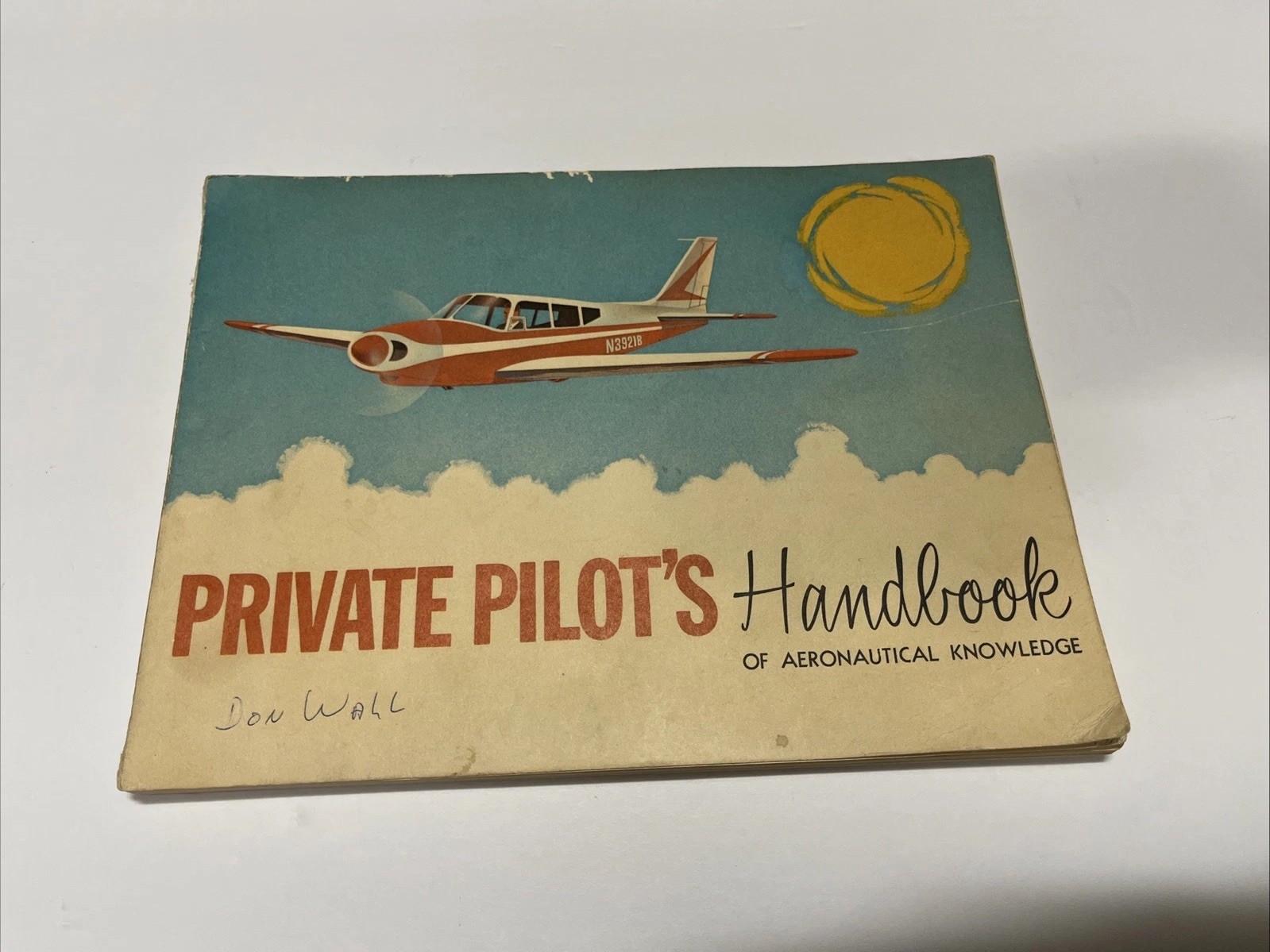 Vintage 1963 Private Pilots Handbook of Aeronautical Knowledge Book