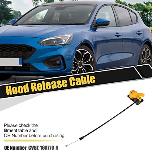 Engine Hood Release Cable for Ford Focus 2012 2013 2014 2015 2016 2017 2018