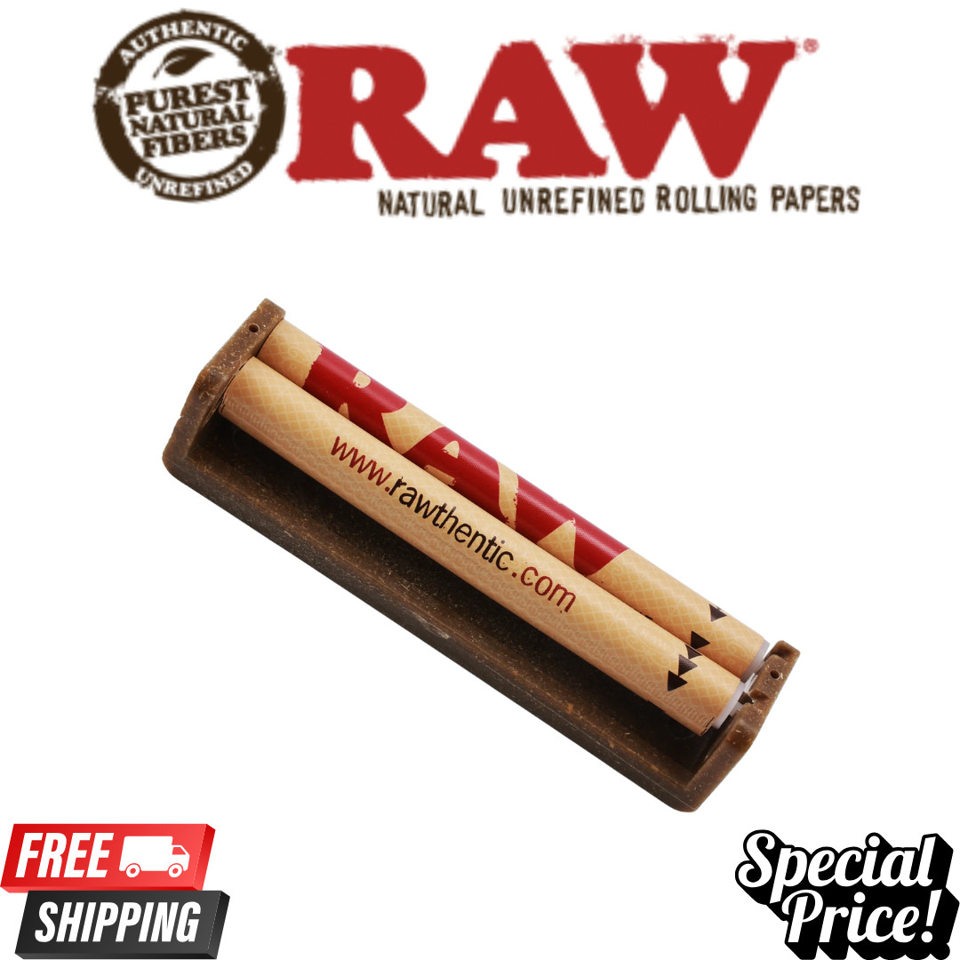 RAW Authentic Composite Plastic Cigarette Rolling Machine 79mm Full Box 12 count