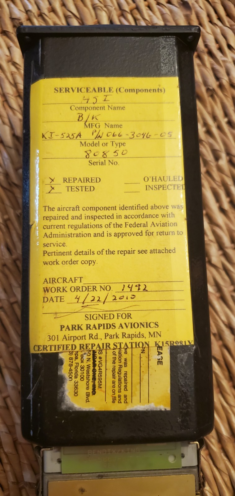 Bendix King KCS-55A HSI Compass System